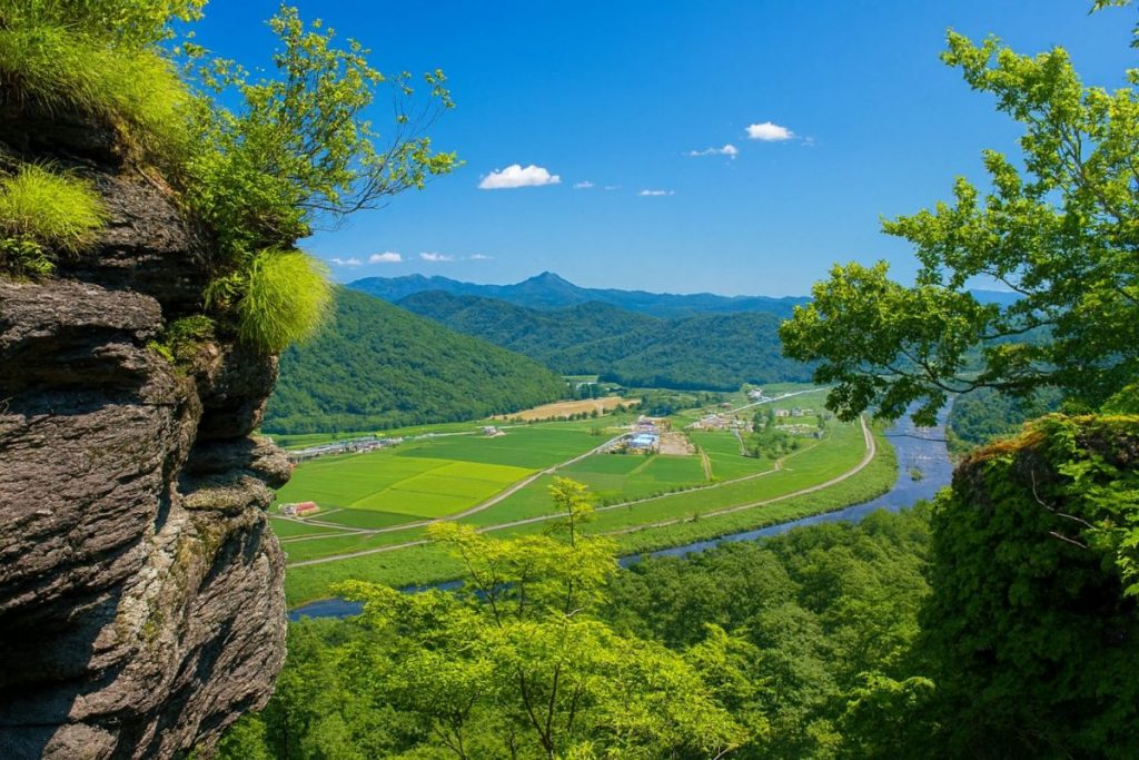 北海道愛別町の風景
