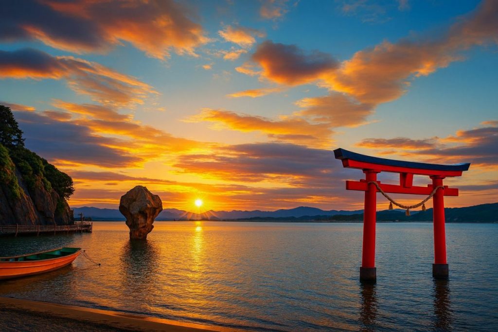 北海道江差町の風景