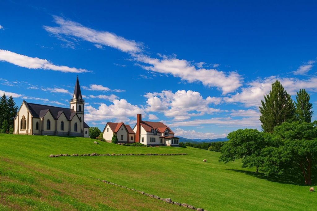 北海道深川市の風景