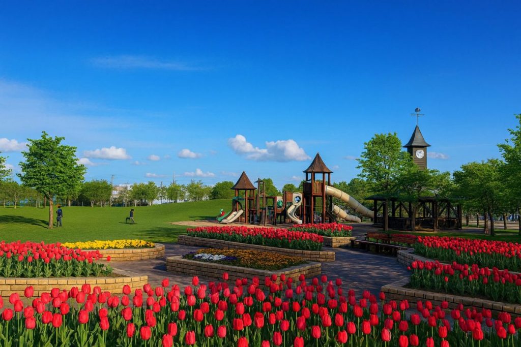 北海道東神楽町の風景
