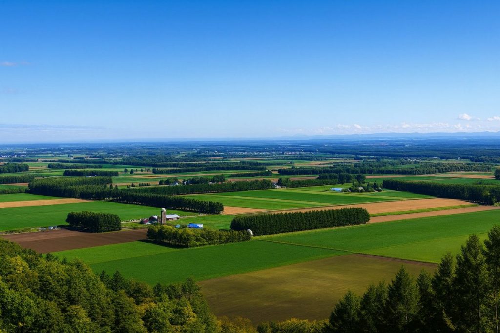北海道中札内村の風景