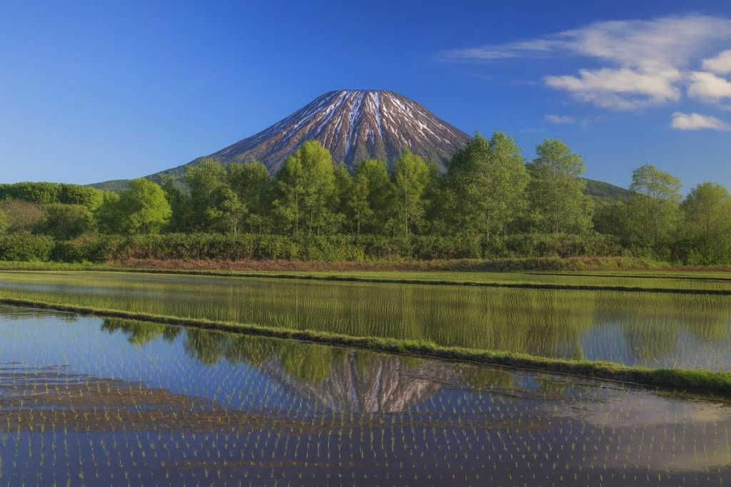 北海道ニセコ町の風景