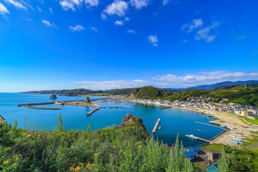 北海道様似町の風景