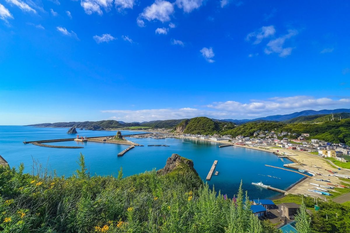 北海道様似町の風景