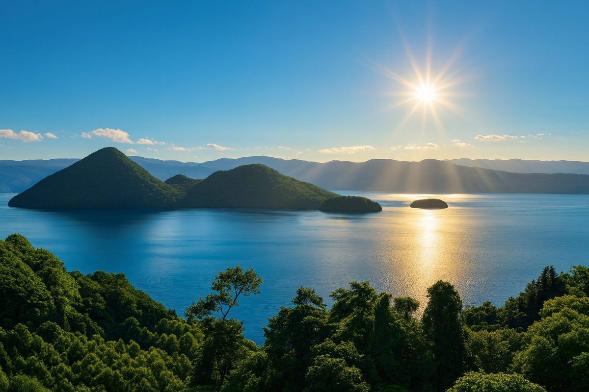 北海道洞爺湖町の風景