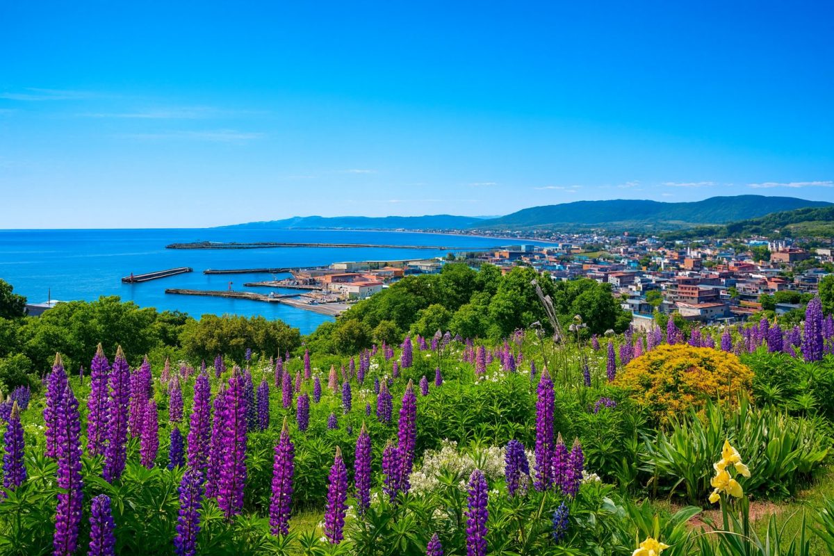 北海道浦河町の風景
