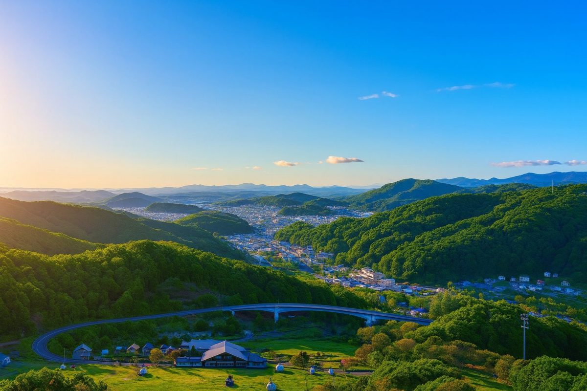北海道歌志内市の風景