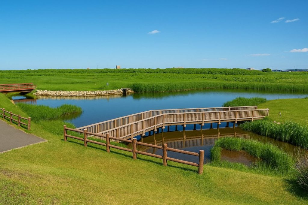 北海道遠別町の風景