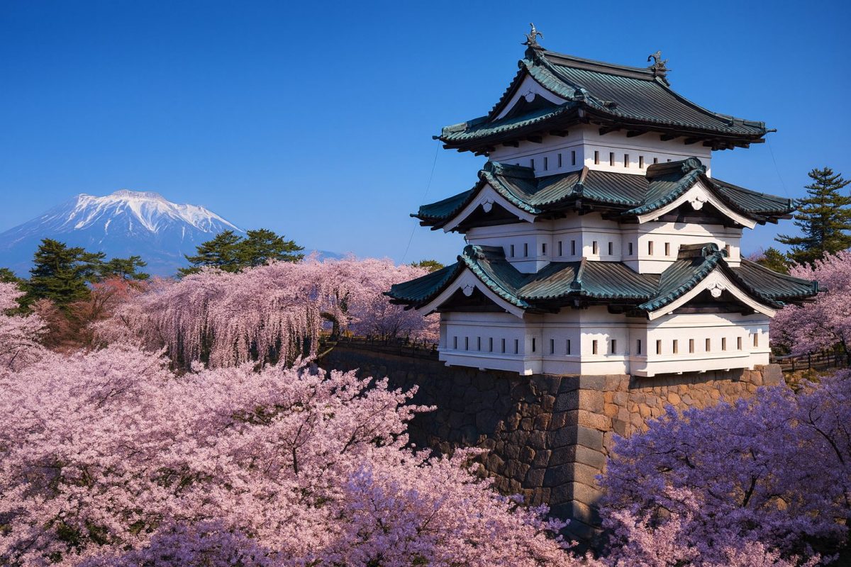 青森県弘前市の風景