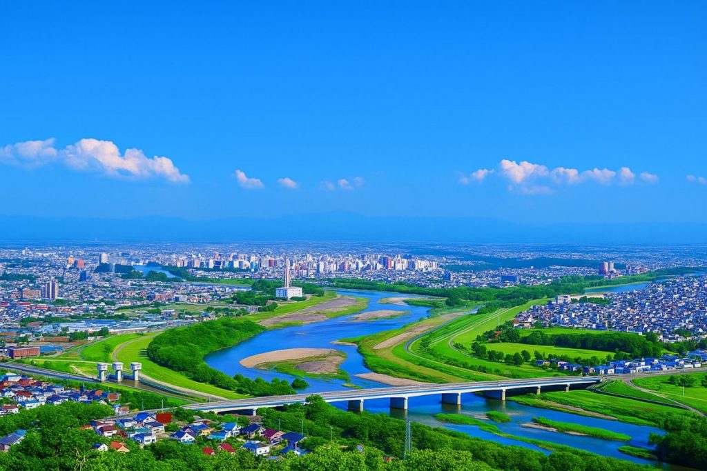 北海道石狩市の風景