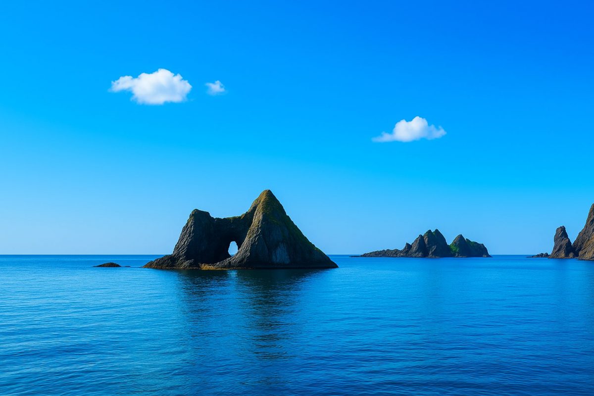 北海道神恵内村の風景