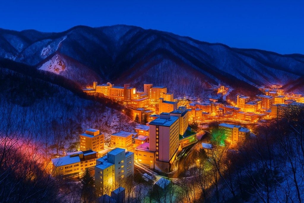 北海道登別市の風景