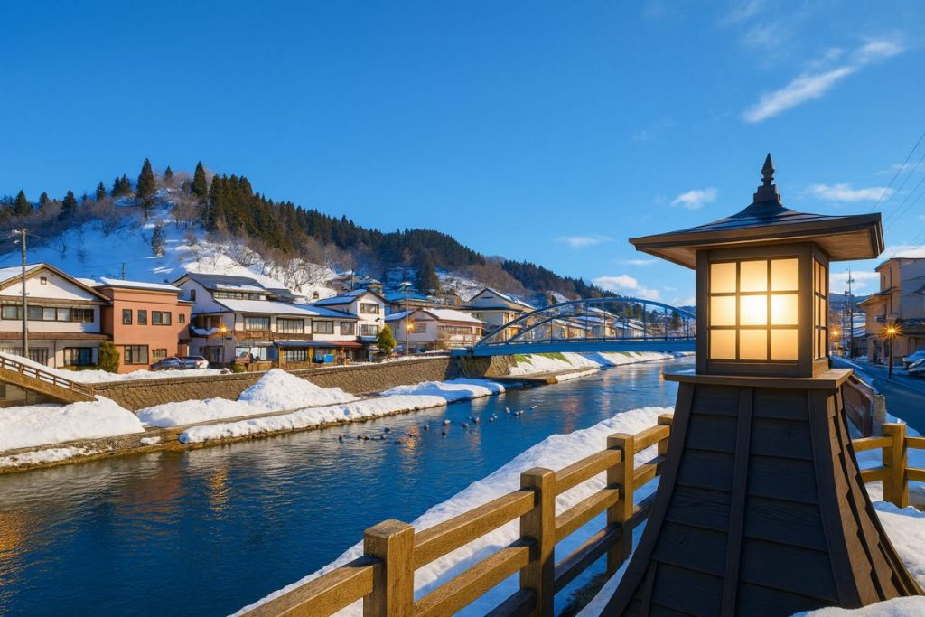 青森県大鰐町の風景