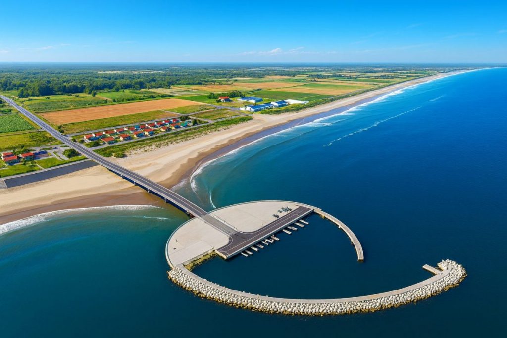 北海道長万部町の風景