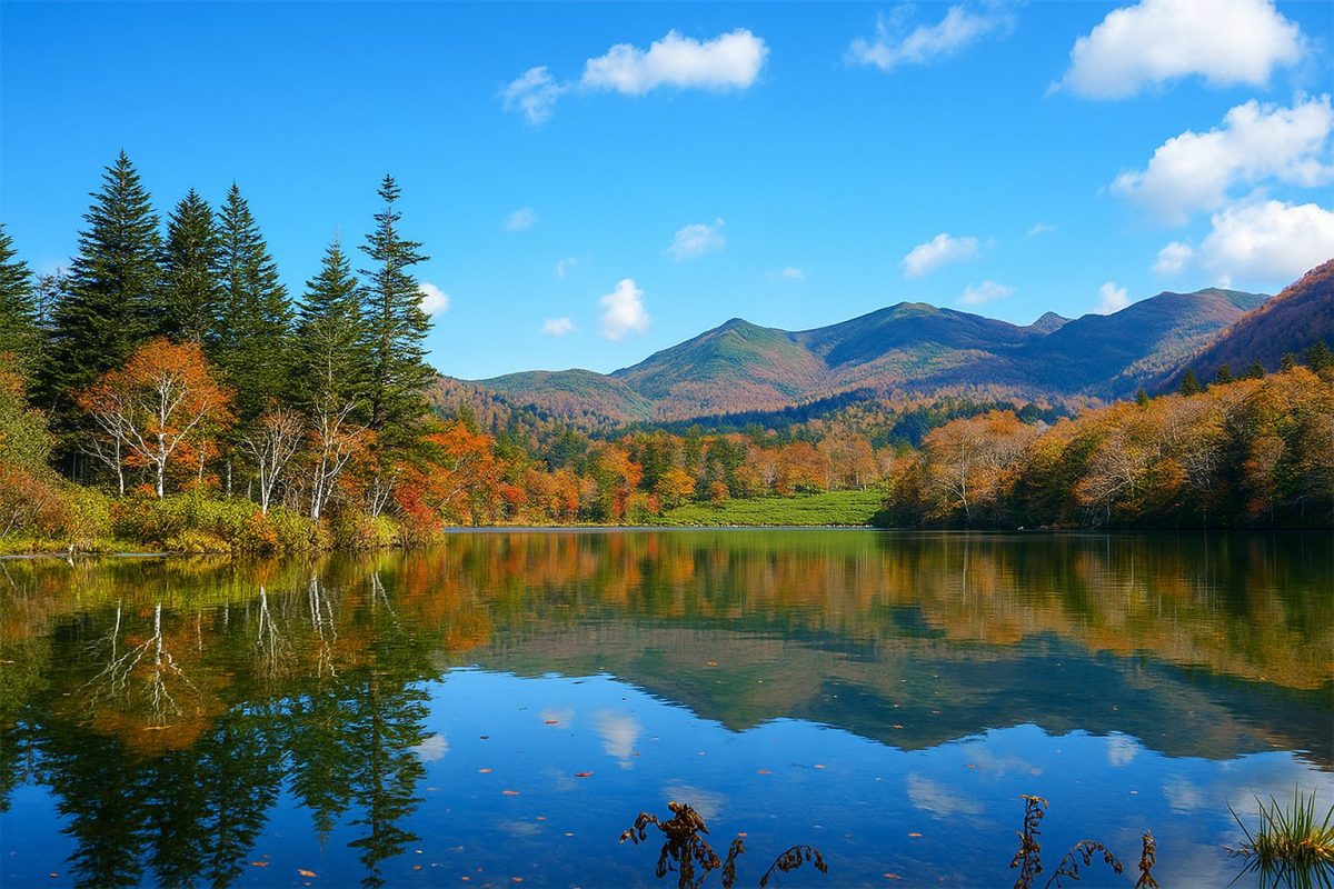 北海道蘭越町の風景