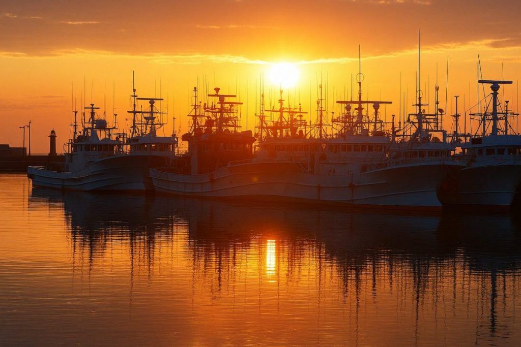 北海道羅臼町の風景