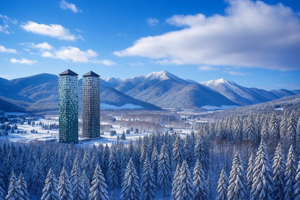 北海道留寿都村の風景