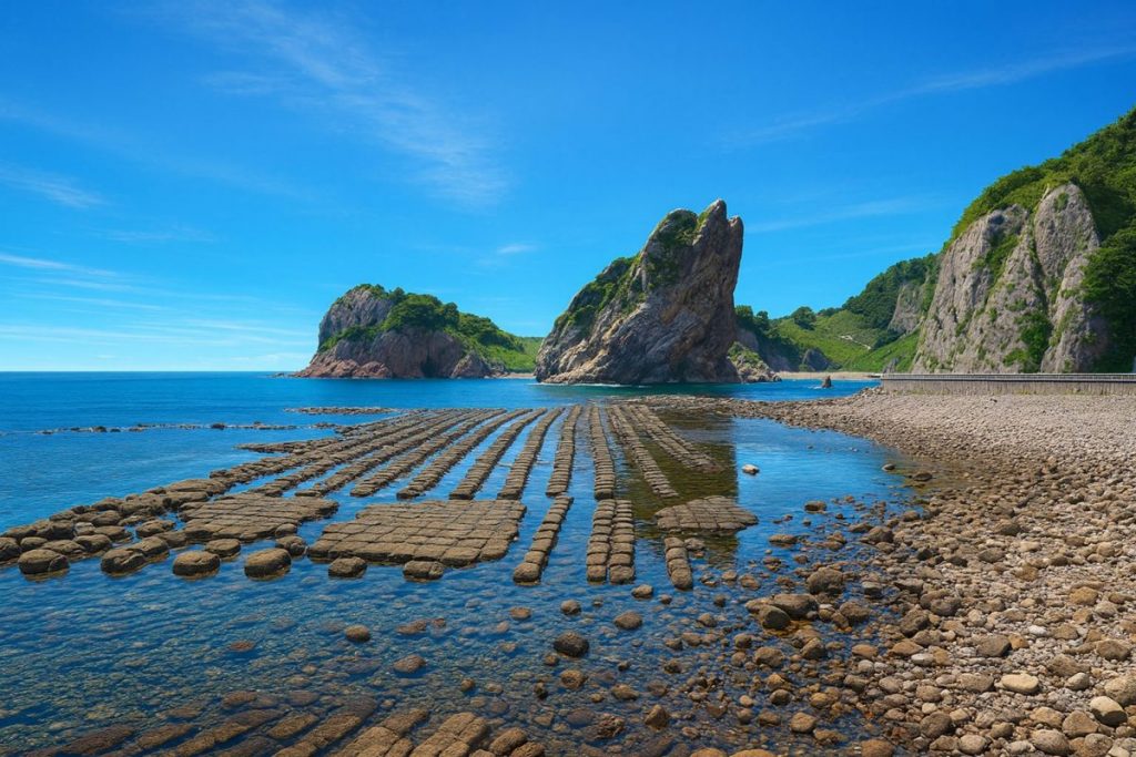 青森県佐井村の風景