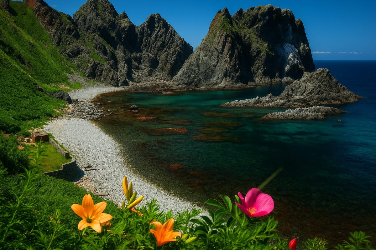 北海道積丹町の風景