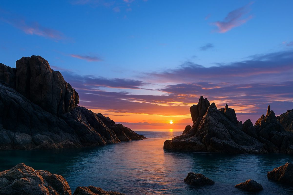 北海道知内町の風景