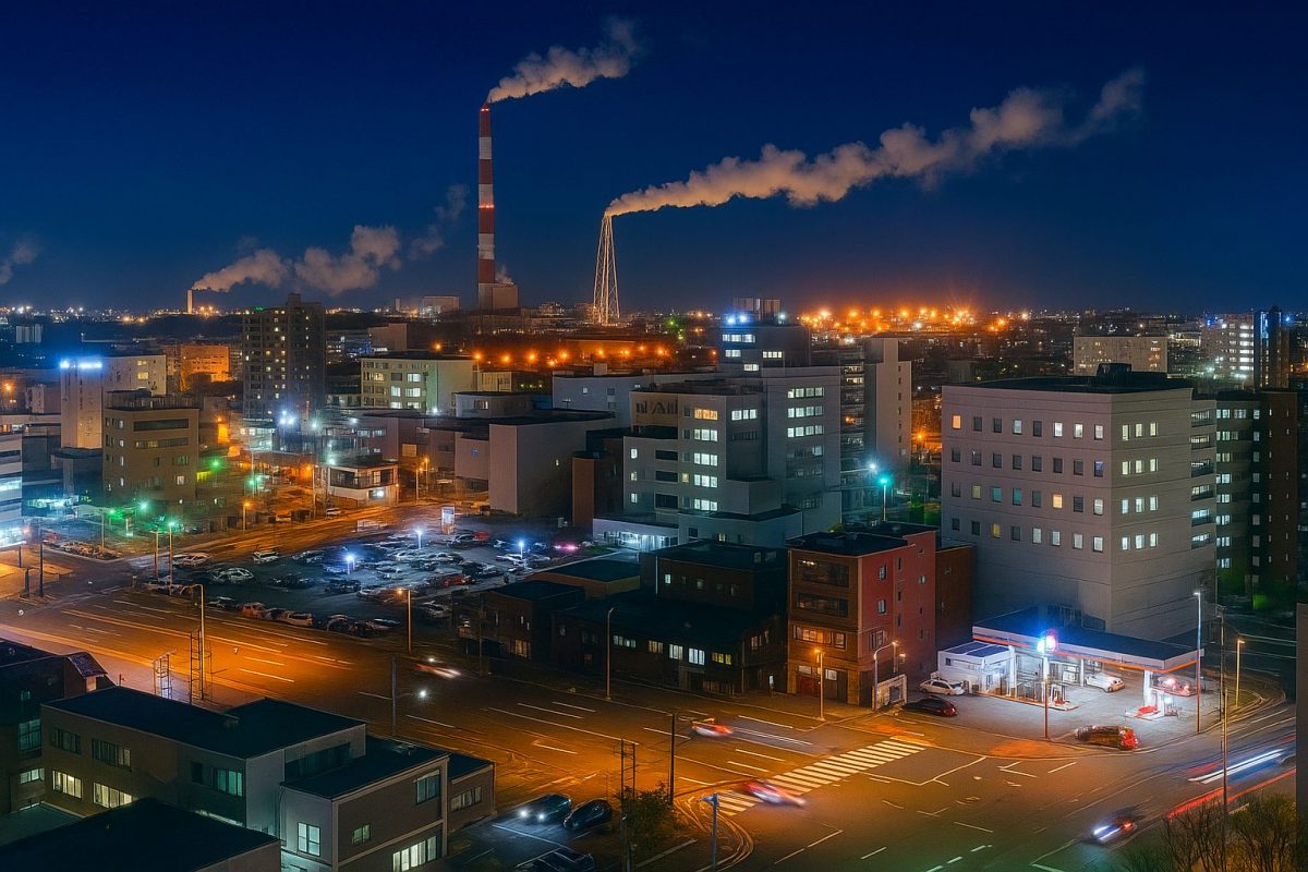 北海道苫小牧市の風景