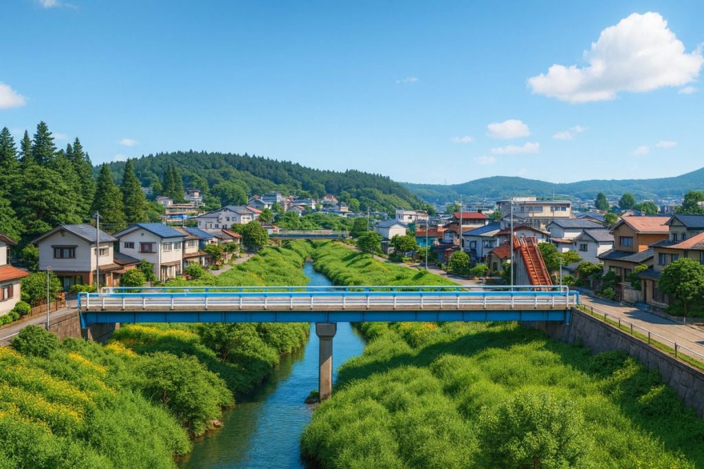 青森県東北町の風景