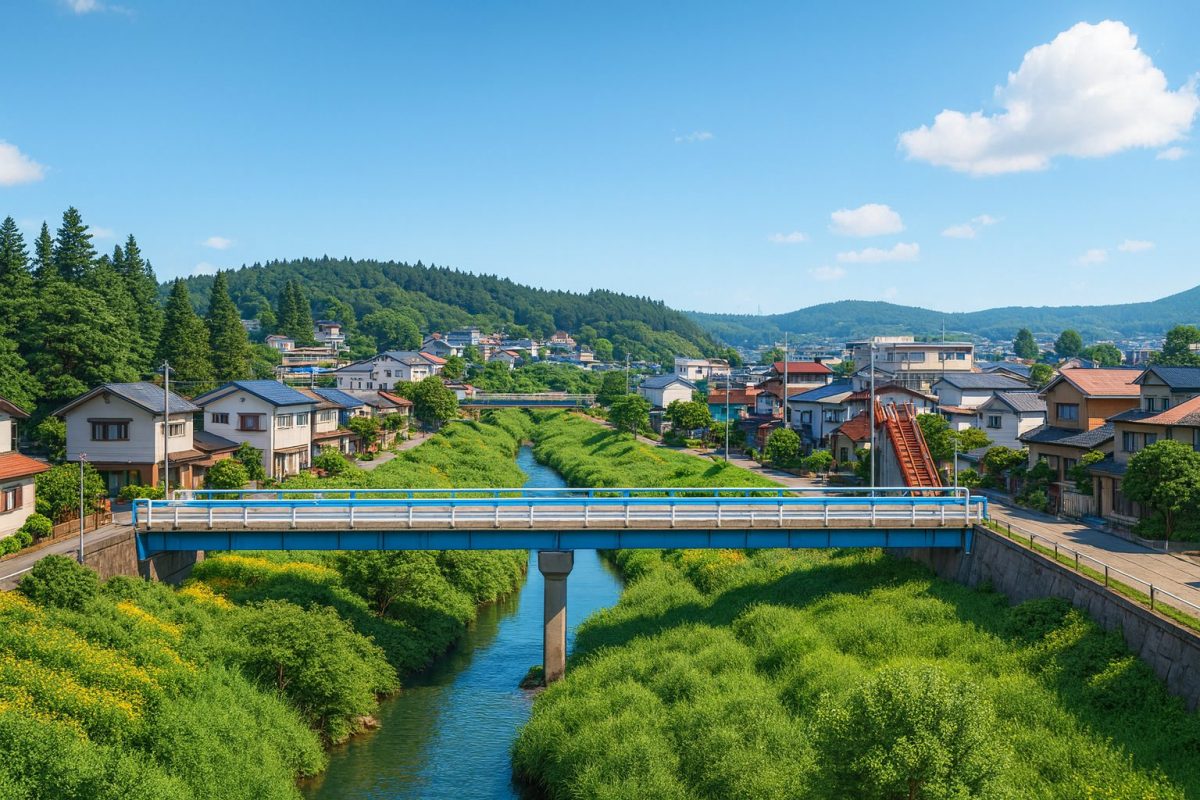 青森県東北町の風景