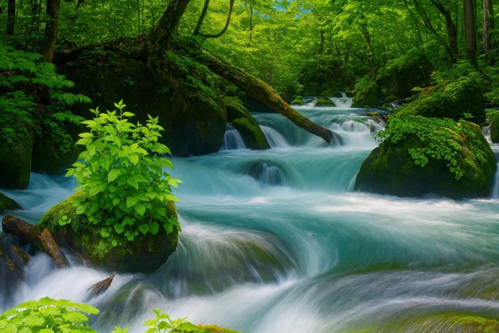 青森県十和田市の風景