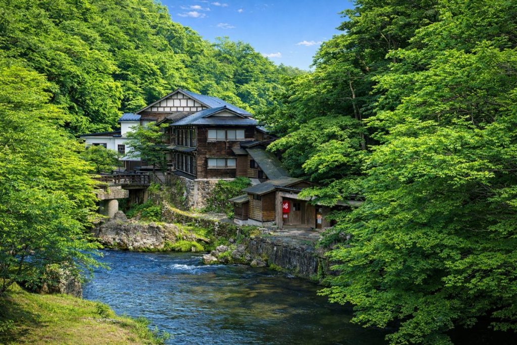 岩手県花巻市の風景