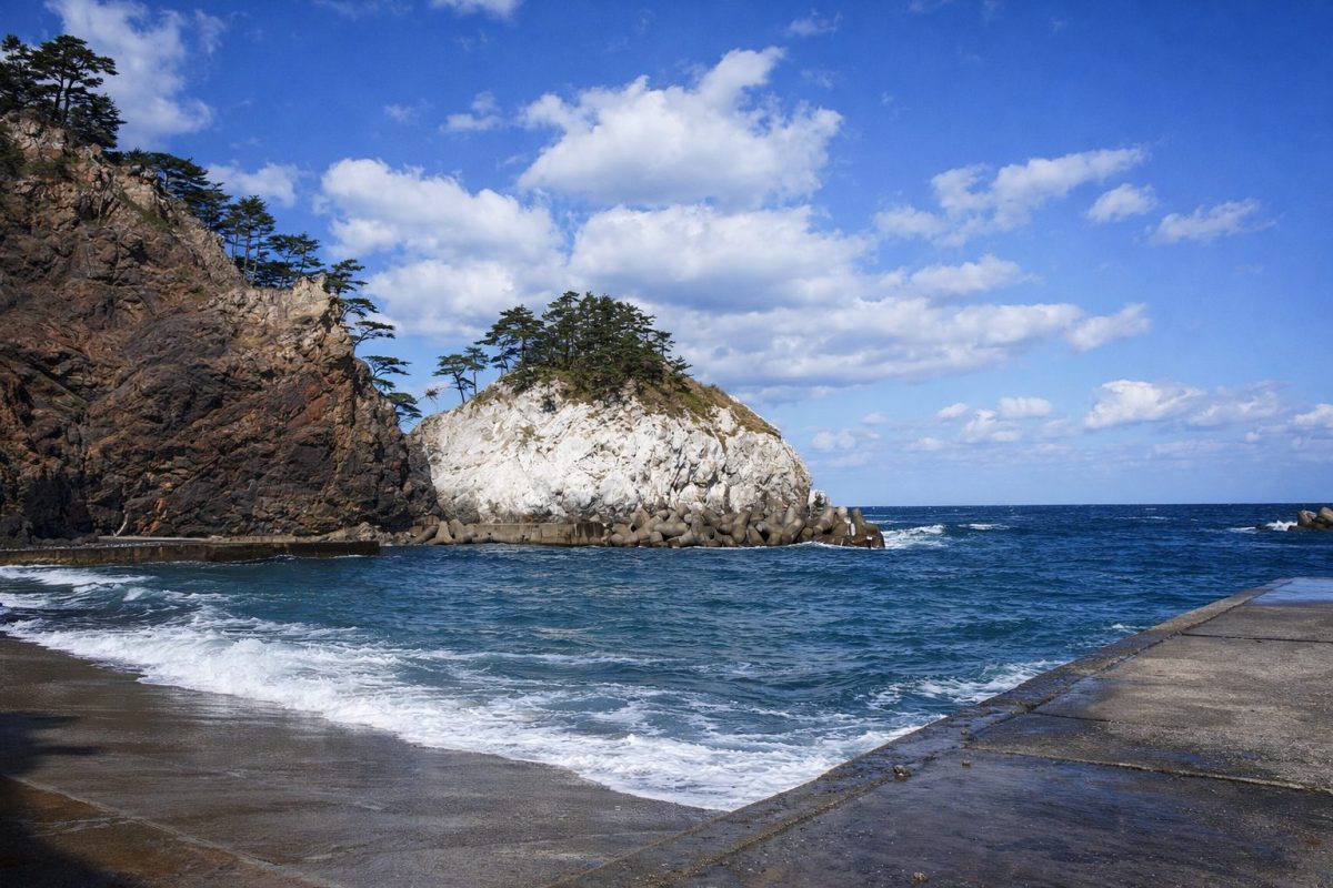 岩手県普代村の風景