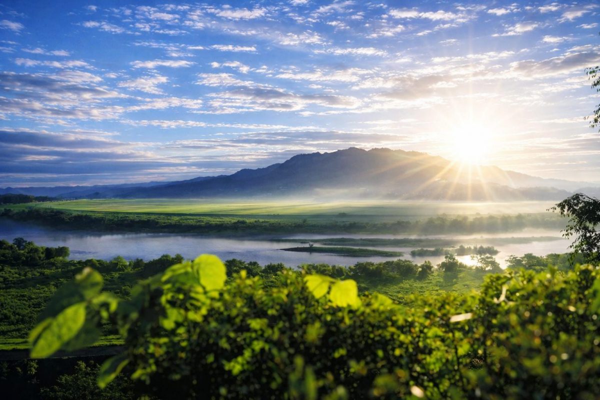 岩手県平泉町の風景
