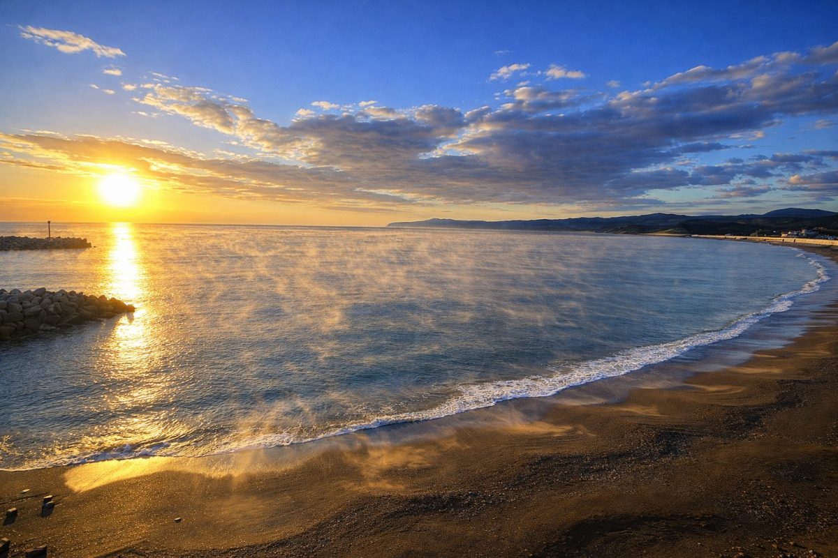 岩手県野田村の風景