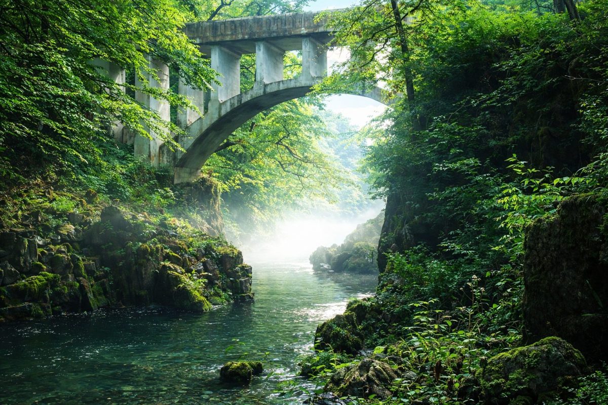 岩手県住田町の風景
