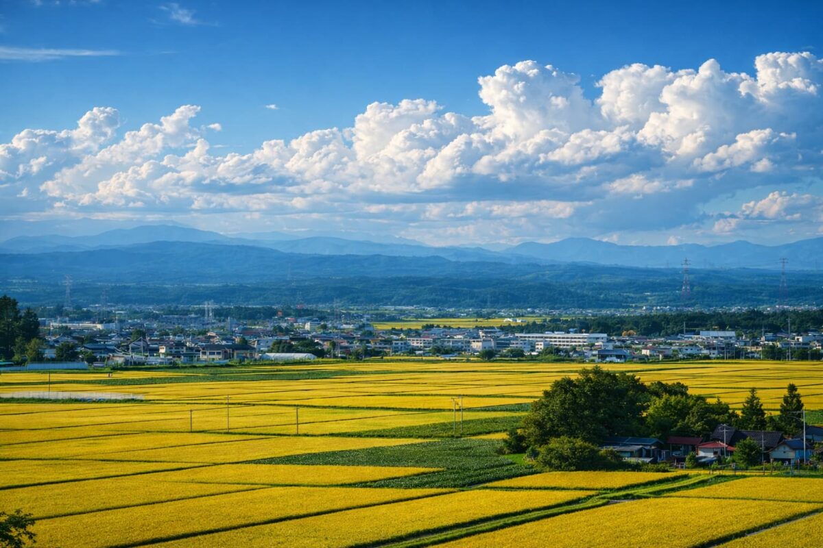 宮城県色麻町の風景