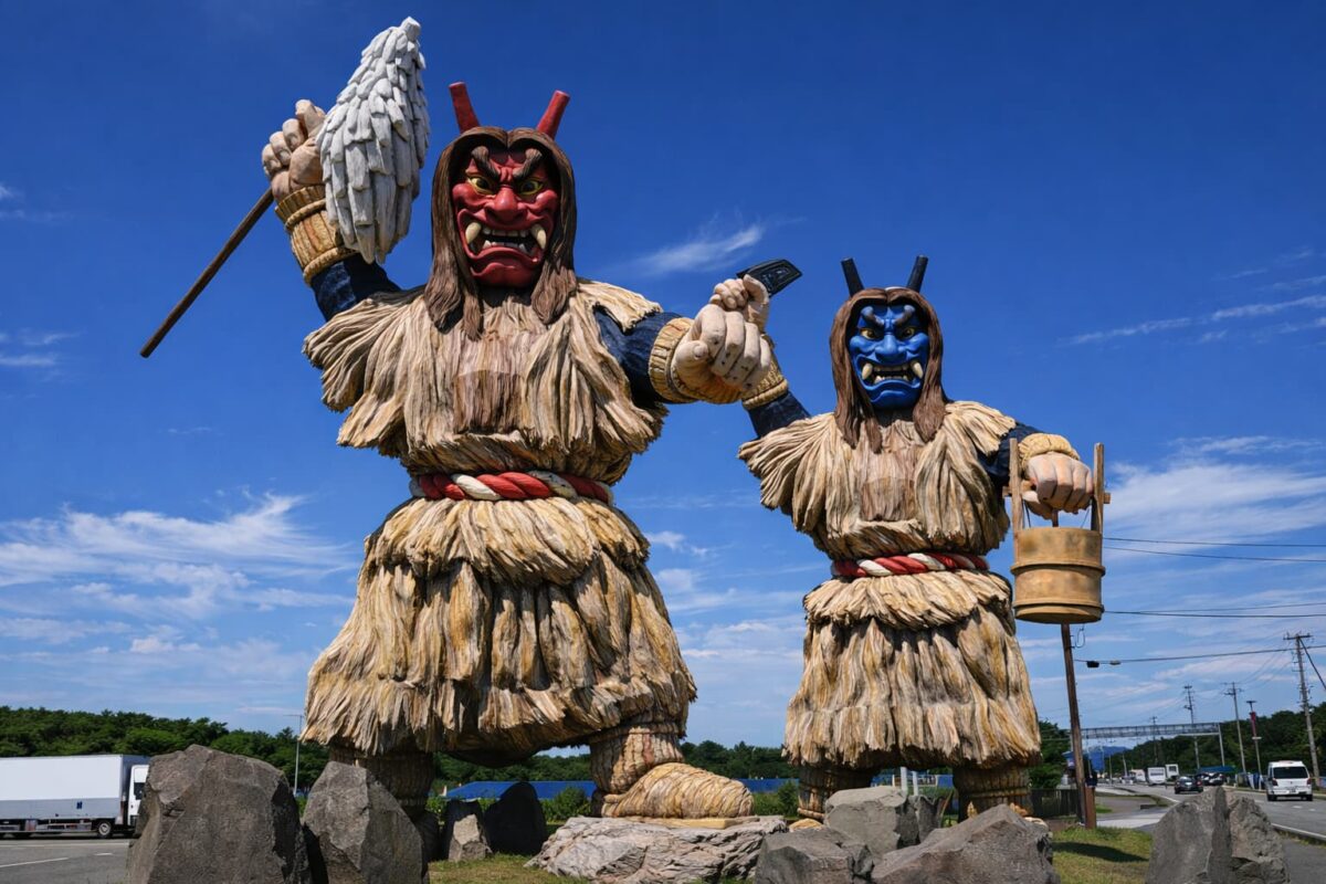 秋田県八郎潟町の風景
