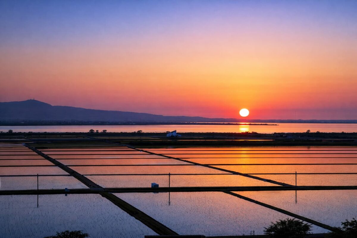 秋田県潟上市の風景