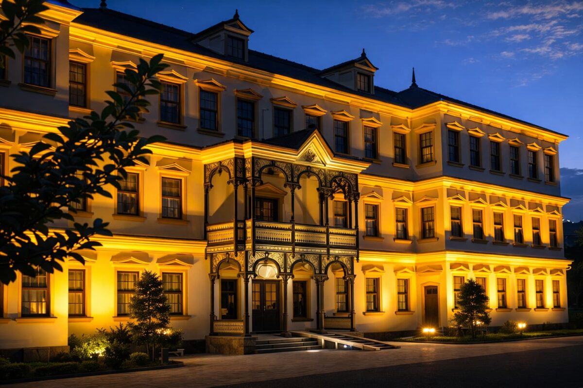 秋田県小坂町の小坂鉱山事務所(国重要文化財)