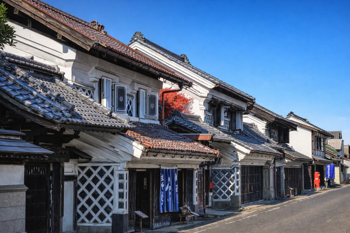宮城県村田町の風景
