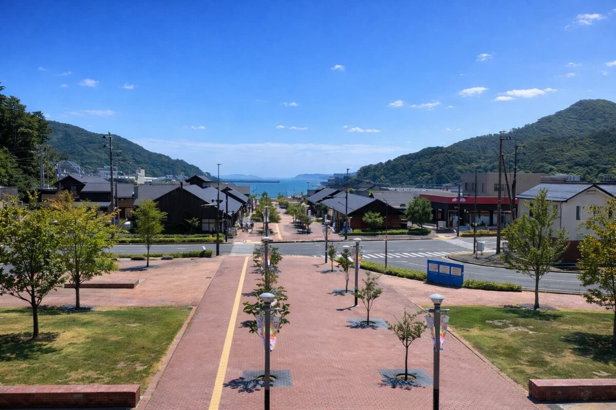 宮城県女川町の風景