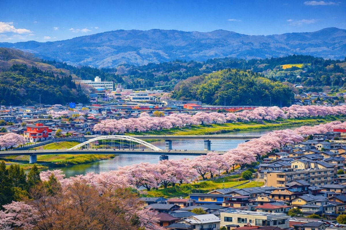 宮城県柴田町の風景
